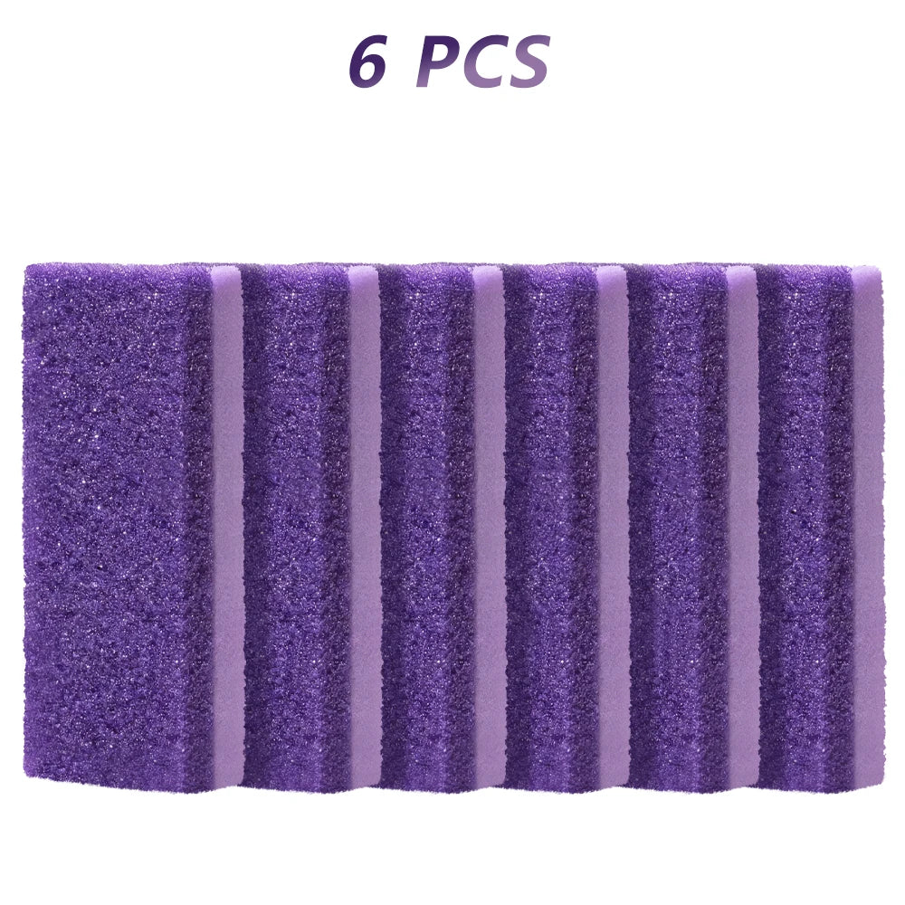1/10Pcs Foot-exfoliating Stone File Callus Dead Skin Remover Foot Heel Scrubber Smooth Feet In Seconds Pedicure Exfoliator Tool - Curl and Collar