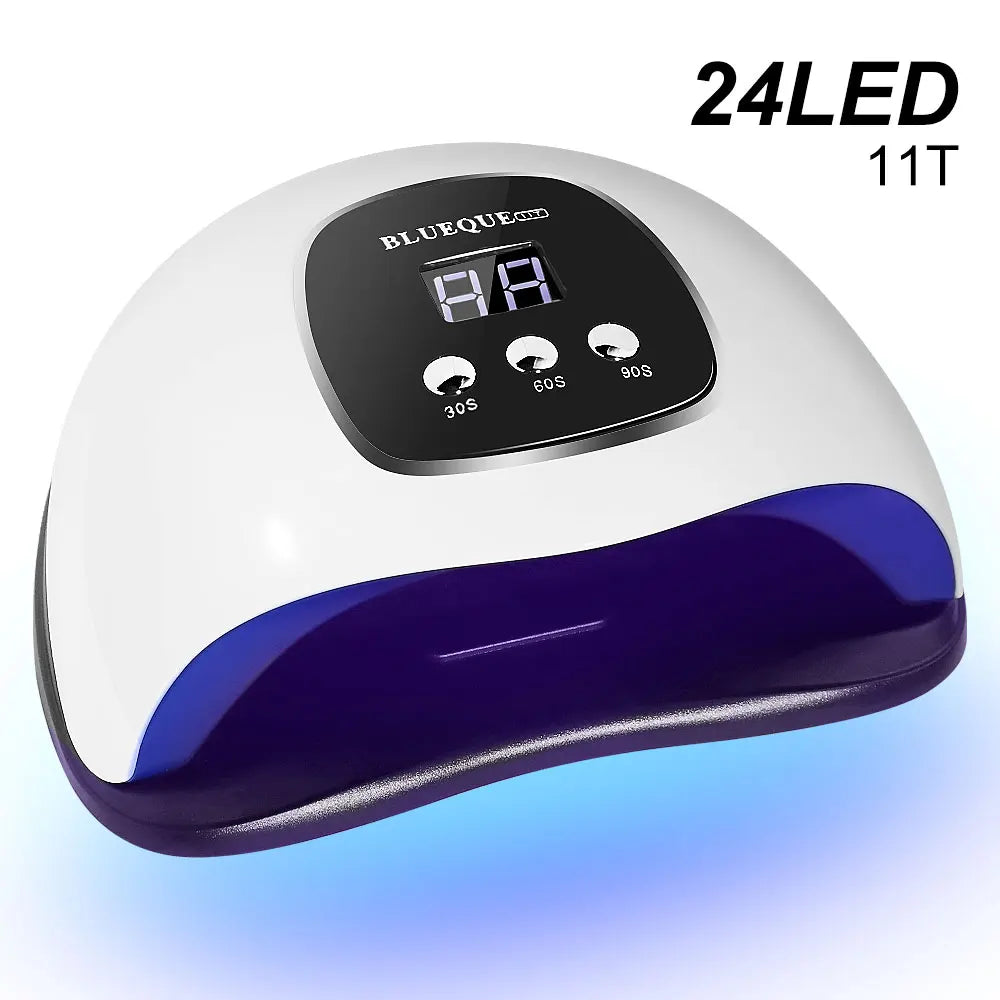 LIMEGIRL Nail UV Dryer Machine Professional 24 LED UV Manicure Lamp Home Use Nail Lamp For Drying Polish Varnish With USB Cable - Curl and Collar