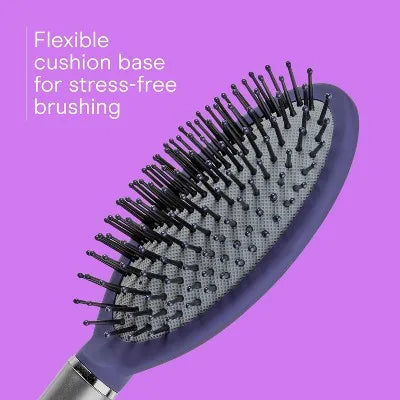 Detangling Hair Brush for Women & Men – Ball-Tipped Bristles, Cushion Styling Brush for Daily Hair Care - Curl and Collar
